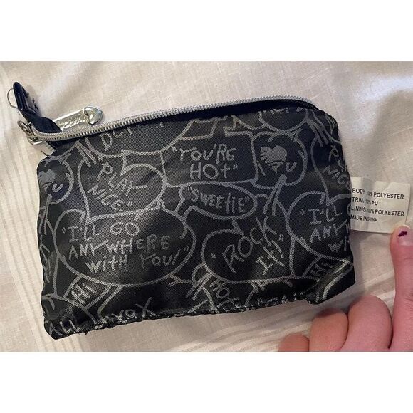 Betsey Johnson Cheetah Skull Wristlet - Picture 7 of 10